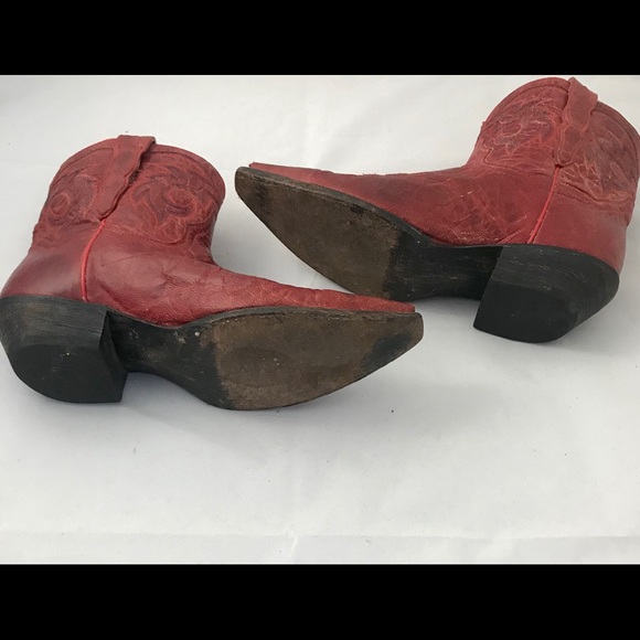 Red Dan Post Cowgirl Boots - Picture 7 of 8